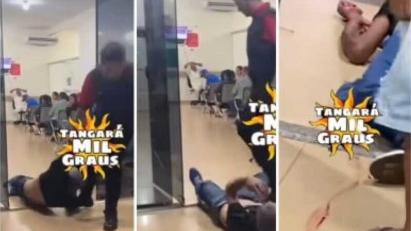 Segurança arrasta homem sangrando para fora de UPA; veja vídeo