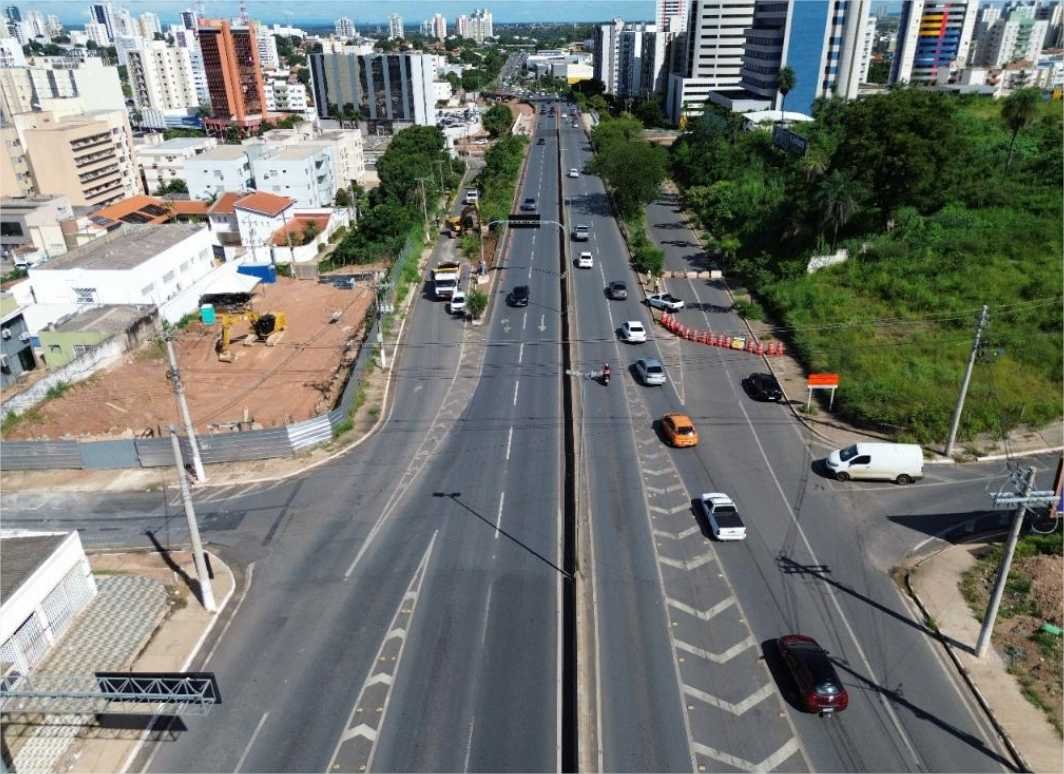 Obras no Complexo Viário Leblon avançam em três frentes