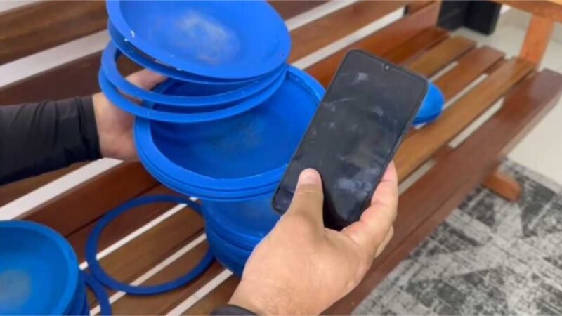 Policiais penais descobrem novo tipo de esconderijo e apreendem 21 celulares na PCE