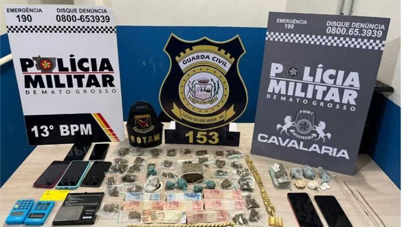 Dois adolescentes são apreendidos e homem é preso com 37 porções de drogas