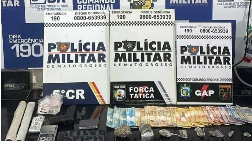 Força Tática fecha ponto de venda de drogas e prende faccionados em flagrante
