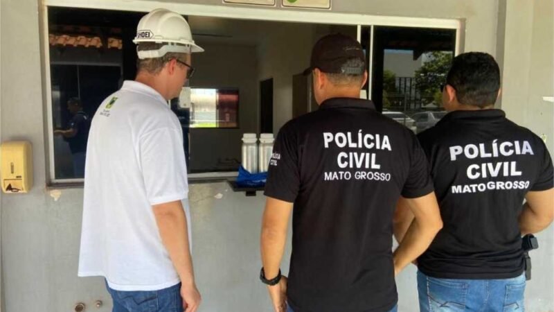Polícia Civil e ANP fiscalizam distribuidora de combustível para apurar fraude na comercialização de diesel