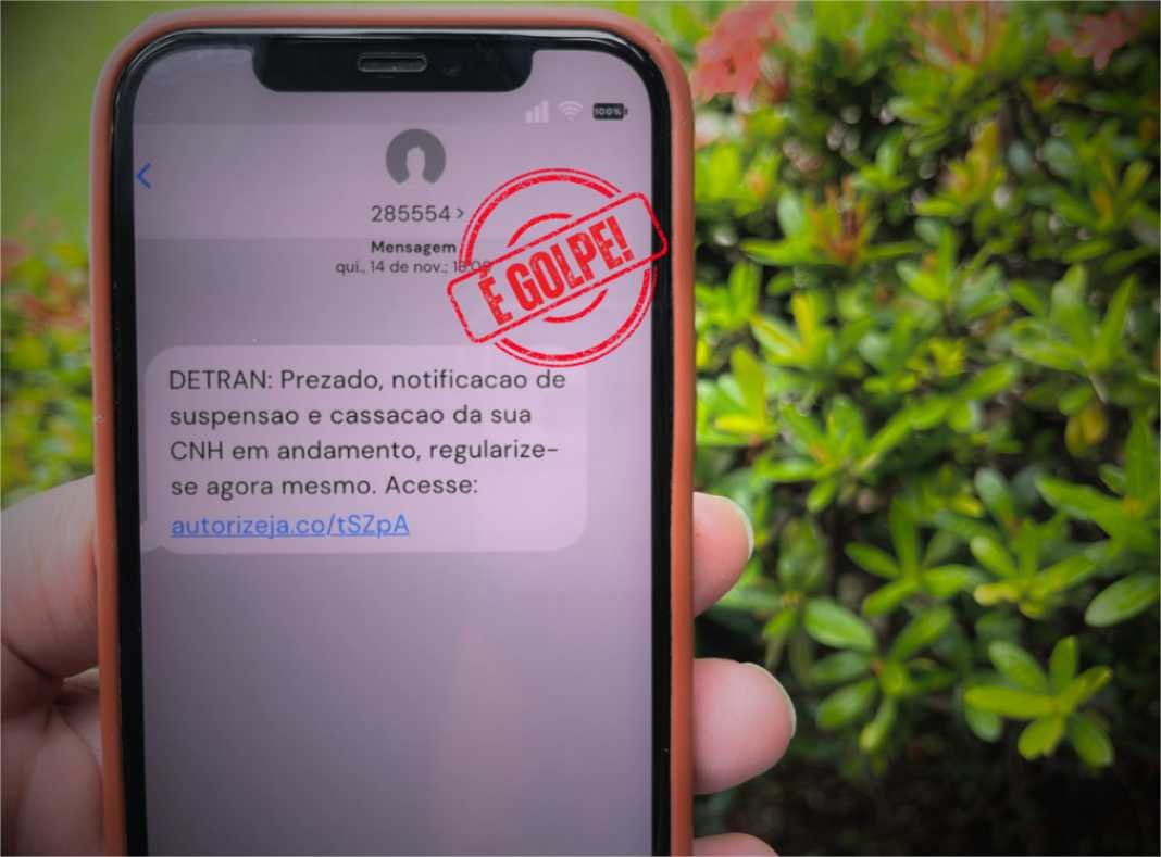 Detran-MT alerta para mais um golpe e reforça que não envia mensagens sobre cancelamento de CNH por celular