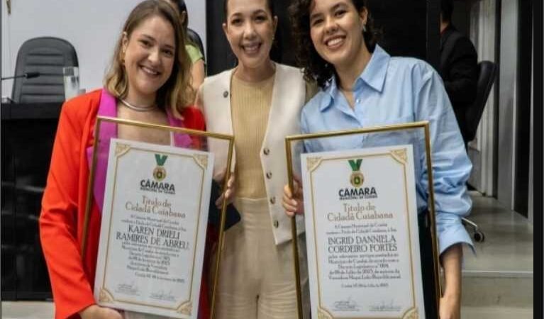 Maysa reconhece a a trajetória de empreendedoras e entrega título de Cidadã cuiabana