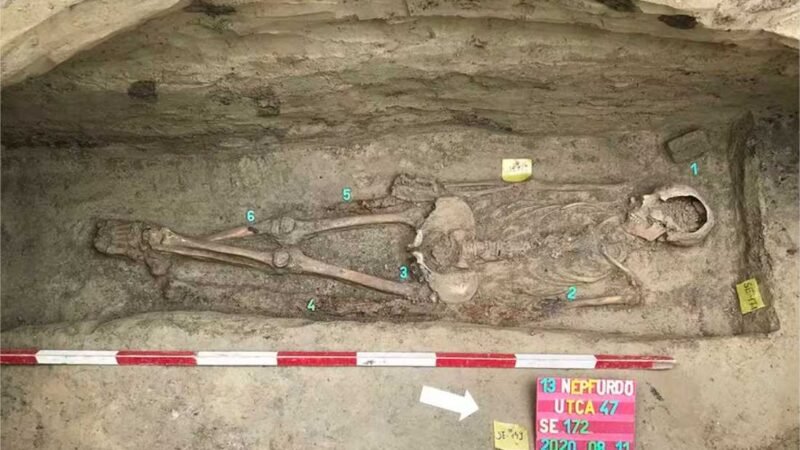 A múmia da ‘Mulher Misteriosa’ está no Museu Nacional de Varsóvia, na Polõnia — Foto: Warsaw Mummy Project