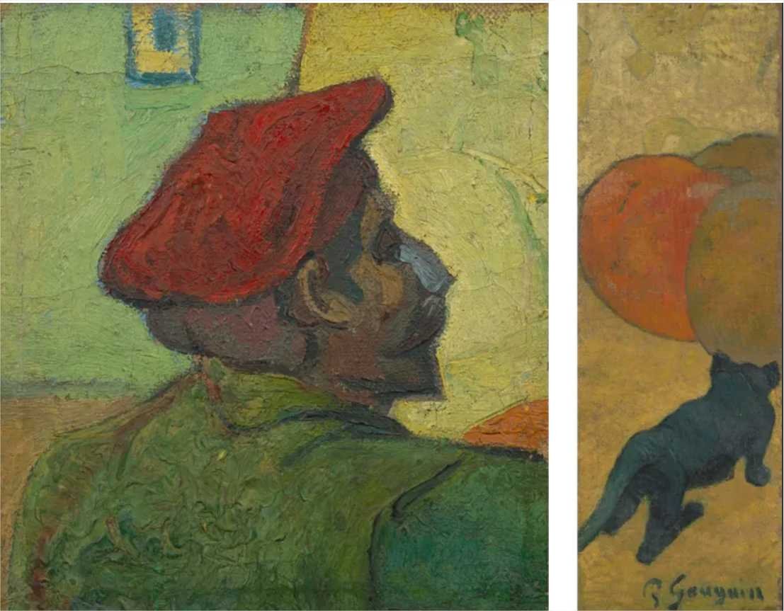 Raios X revelam besouro morto escondido em pintura de Gauguin do século 19