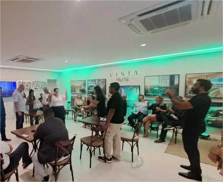 Sorteio de prêmios por meta de vendas batidas reforça sucesso de empreendimento em Cuiabá