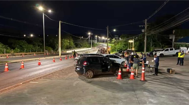Lei Seca em Cuiabá termina com 12 condutores presos durante a madrugada
