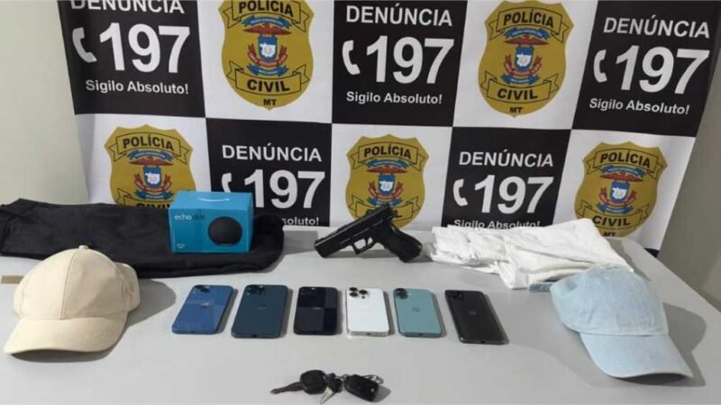 Polícia Civil prende em flagrante autor de roubo em loja de shopping na Capital