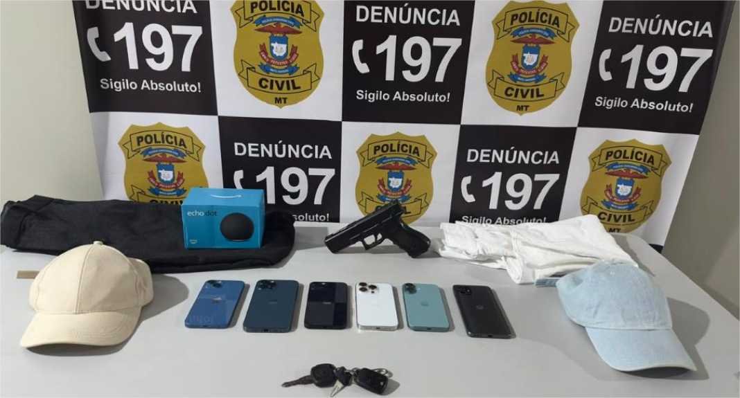 Polícia Civil prende em flagrante autor de roubo em loja de shopping na Capital