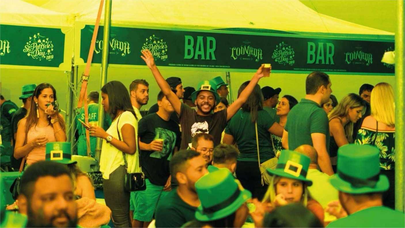 Cuiabá terá St. Patrick’s Day com rock, chopp verde e gastronomia diversificada