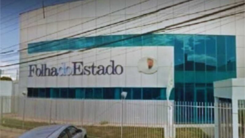 Antiga sede do Jornal Folha do Estado será vendida para realizar o pagamento de débitos trabalhistas