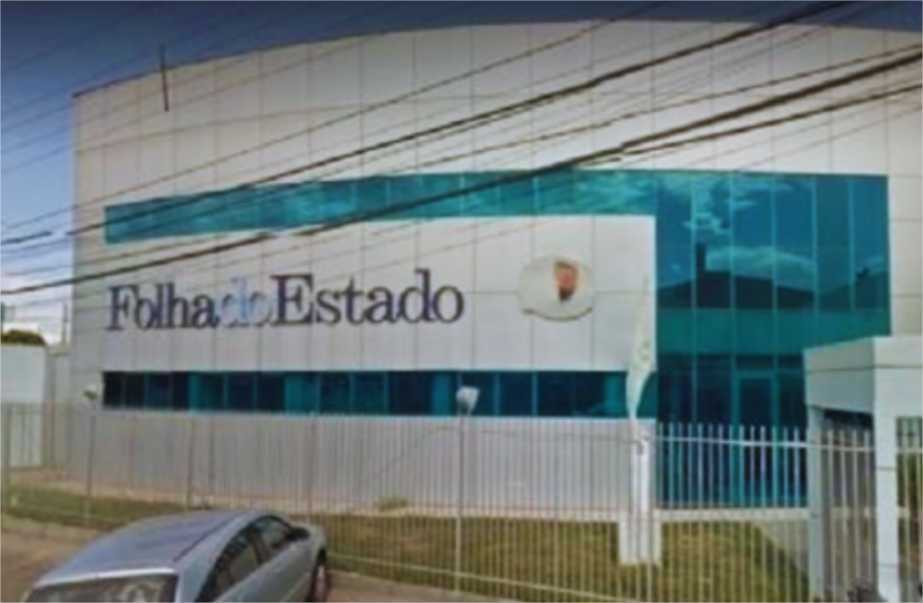 Antiga sede do Jornal Folha do Estado será vendida para realizar o pagamento de débitos trabalhistas