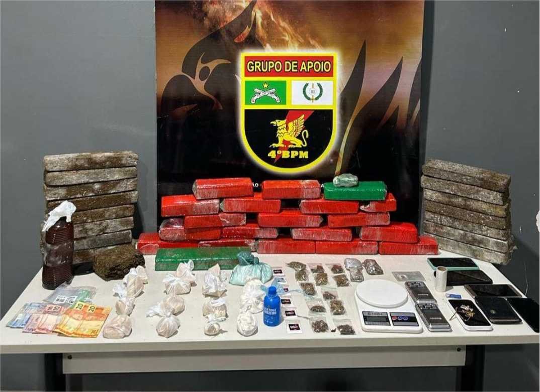 Polícia Militar apreende 115 quilos de entorpecentes e prende 8 pessoas por tráfico de drogas em MT