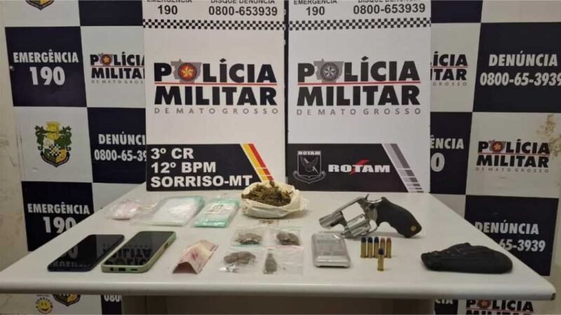 Rotam detém três homens suspeitos por tráfico e porte ilegal de arma de fogo