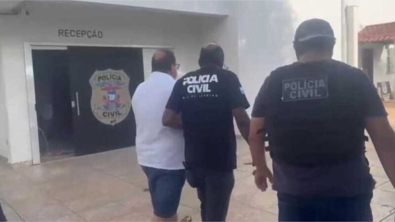 Polícia Civil prende em Rondonópolis mandante de homicídio no Rio de Janeiro