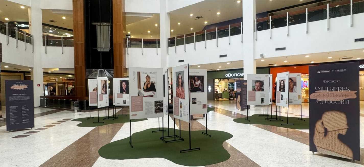 “Mulheres que escrevem a história”,  em destaque no Goiabeiras Shopping