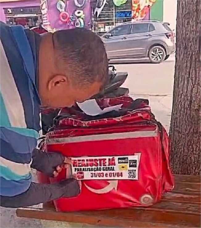 Entregadores aderem à paralisação nacional e suspendem entregas por dois dias; veja vídeo