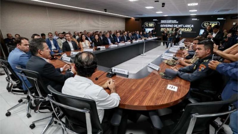 Governo de MT lança Disque Extorsão contra facções criminosas e garante denúncias com sigilo absoluto