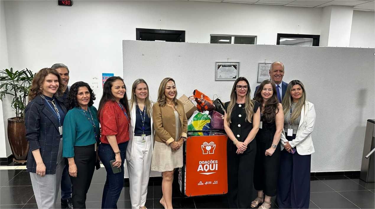 Doações do TCE-MT reforçam Campanha “IWIRC Solidário”