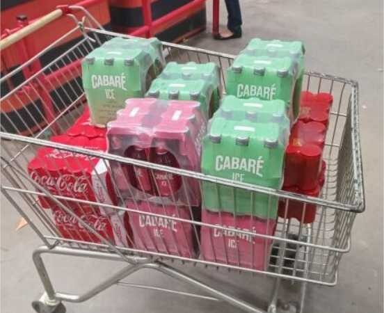 Cliente é detido após sair de supermercado com R$ 6 mil em bebidas pagando R$ 585