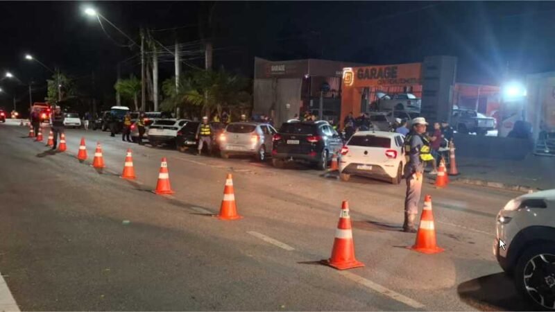 Operação Lei Seca resulta na prisão de 14 condutores embriagados em Cuiabá