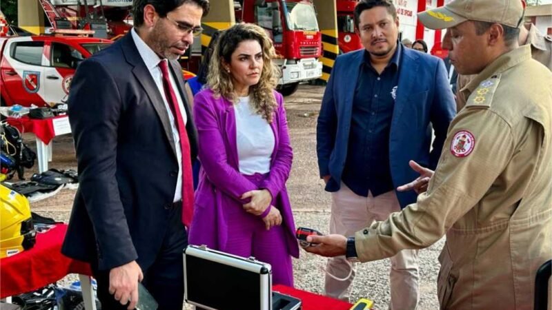 Corpo de Bombeiros apresenta estrutura operacional à comitiva da Secretaria Nacional de Segurança Pública