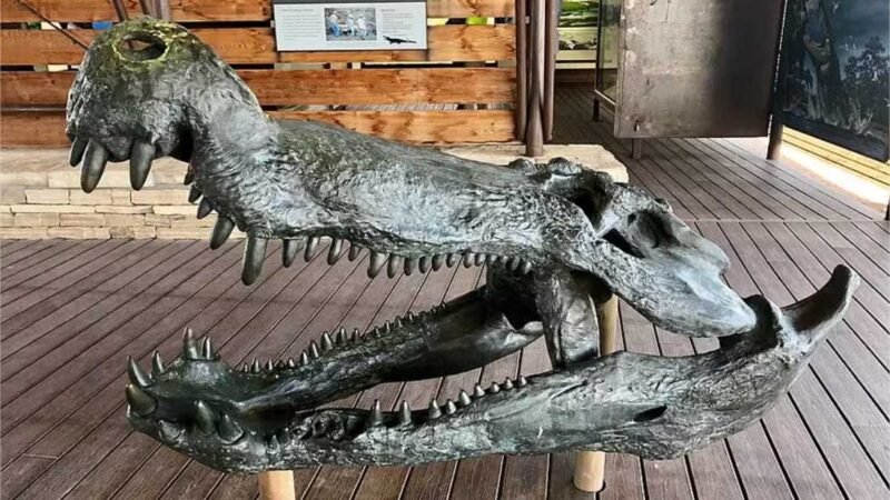 Como “crocodilo do terror” começou a comer dinossauros há 80 milhões de anos