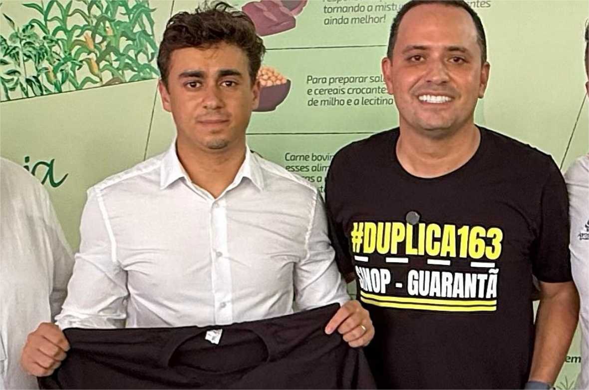 Nikolas adere a projeto de Diego e defende duplicação da BR-163