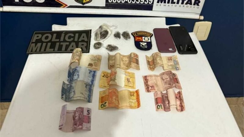 Polícia Militar detém três pessoas por tráfico e apreende porções de drogas