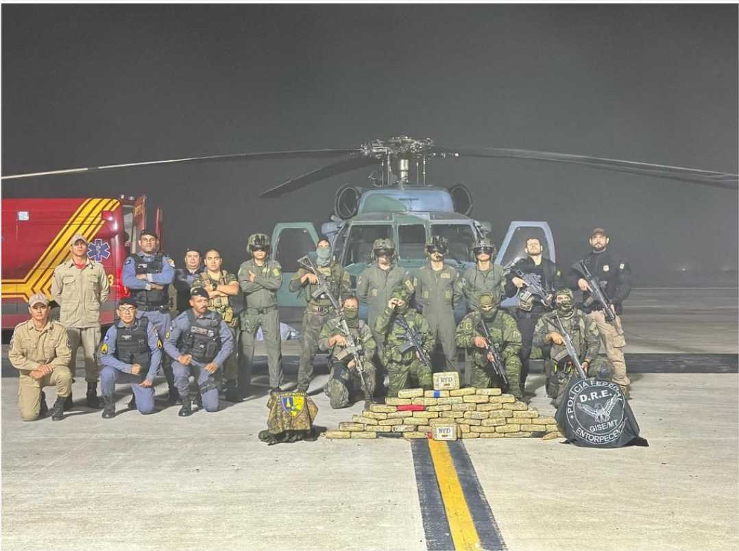 Ação integrada apreende 51 tabletes de super maconha avaliada em aproximadamente R$ 150 mil