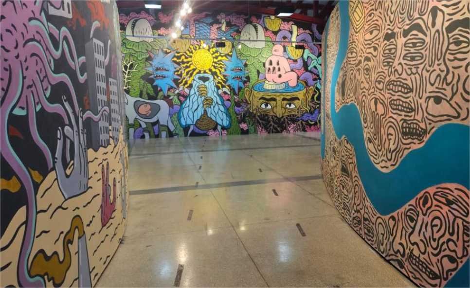 Exposição “Mundos Sobrepostos” está em cartaz na Galeria Lava Pés