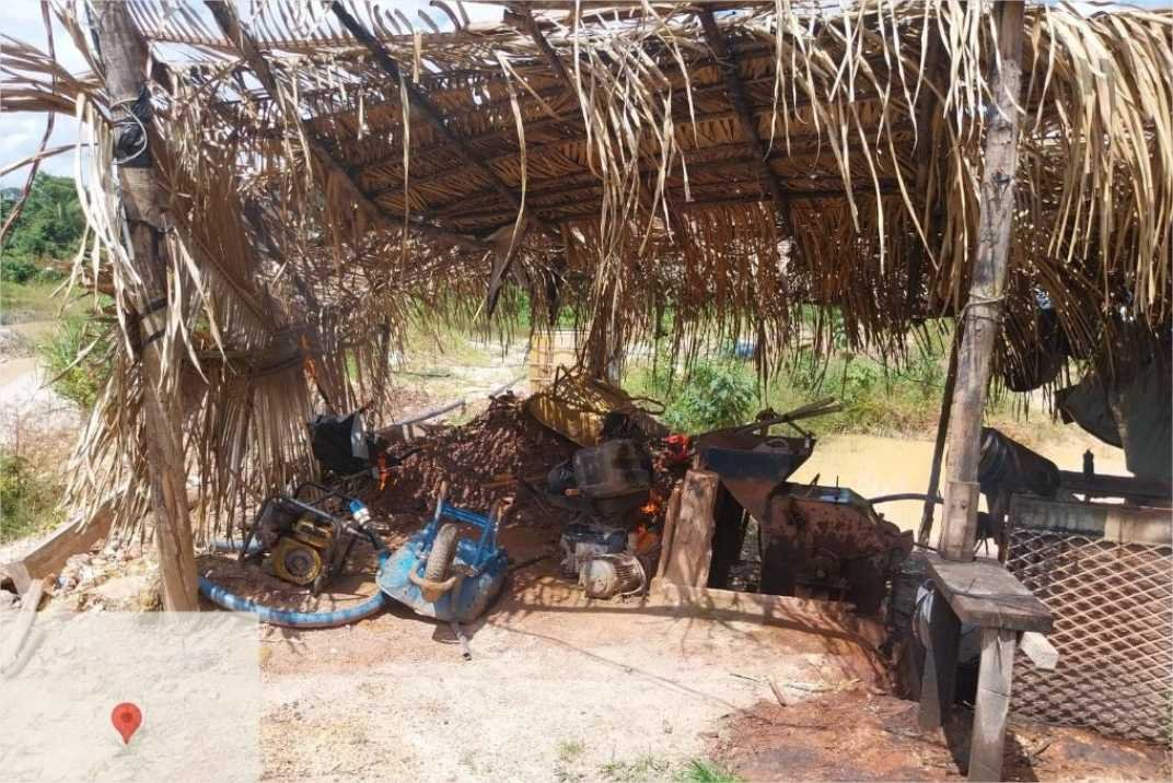 Batalhão Ambiental apreende máquinas utilizadas na extração de madeira e garimpo ilegal