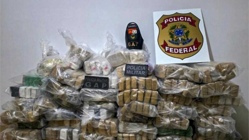 Polícias Militar e Federal apreendem 233 quilos de drogas durante ação conjunta em General Carneiro