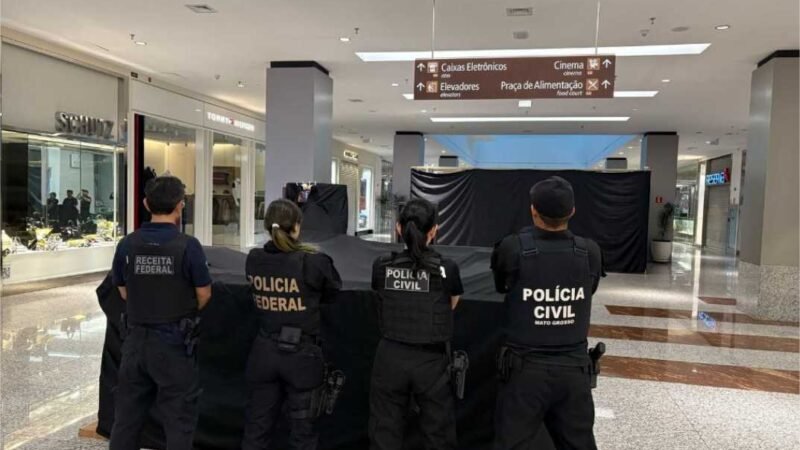 Forças de segurança deflagram operação para reprimir o comércio de eletrônicos clandestinos