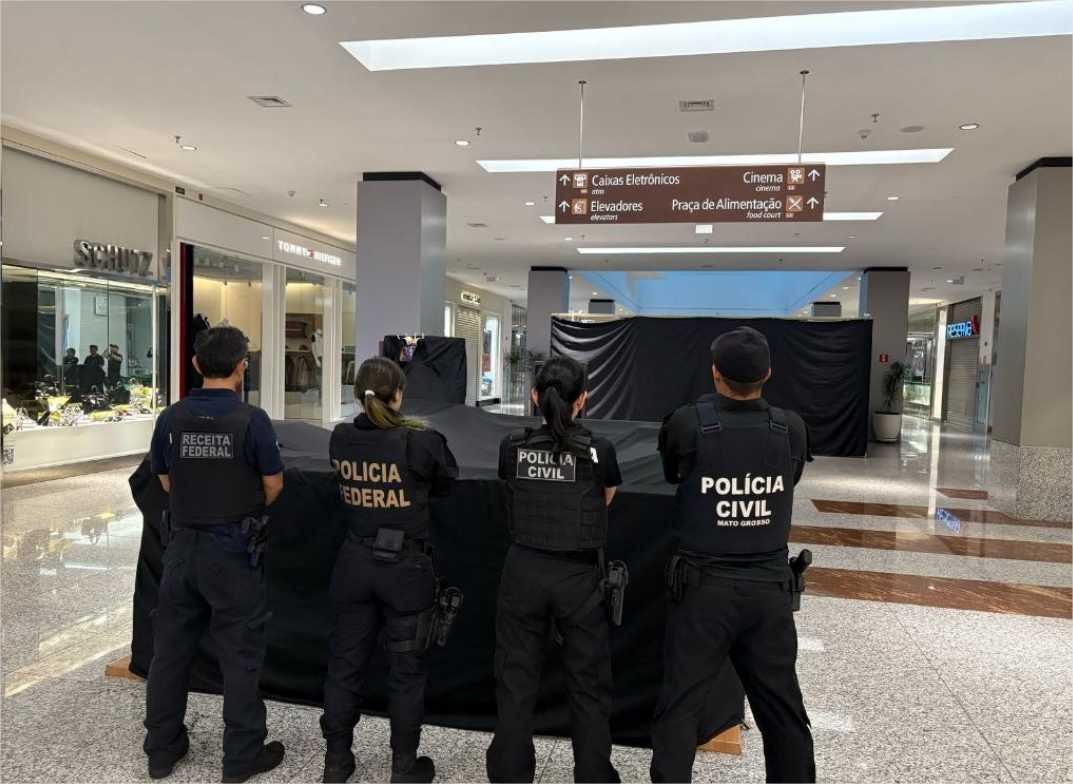 Forças de segurança deflagram operação para reprimir o comércio de eletrônicos clandestinos