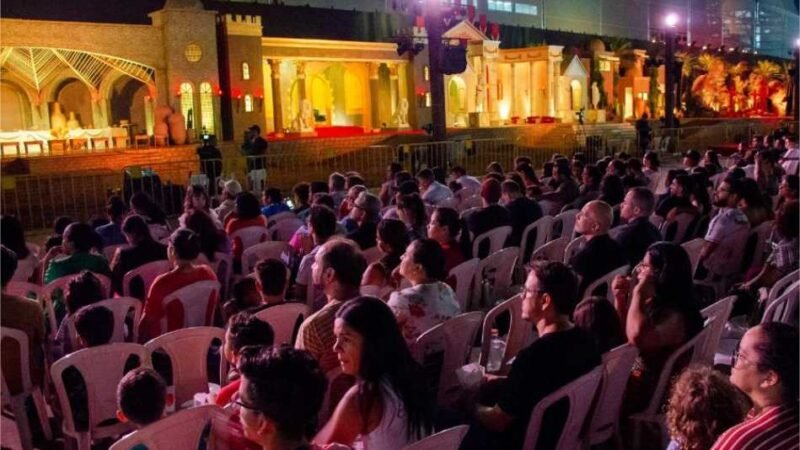 Auto da Paixão de Cristo terá duas sessões nesta sexta-feira (18) na Arena Pantanal