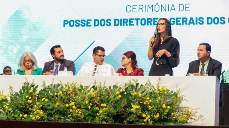 Janaina Riva participa da posse de novos diretores do IFMT e reforça parceria com a instituição