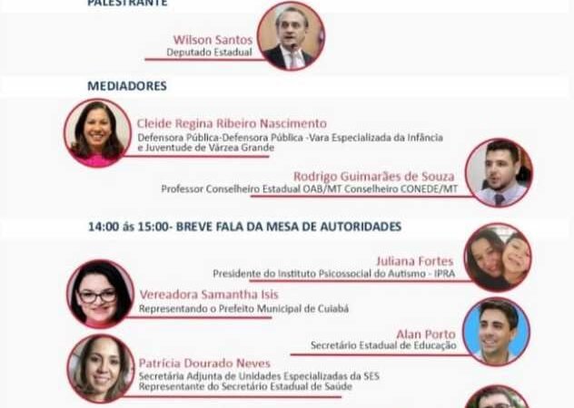 Evemto: 1° Audiência Pública com o tema “A realidade, as perspectivas e os desafios das pessoas com Transtorno do Espectro Autista (TEA)”