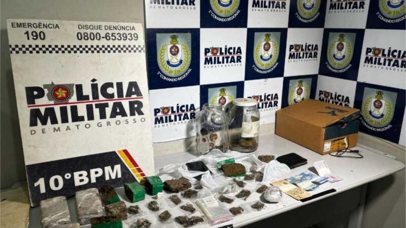 Polícia Militar prende casal por tráfico de drogas e abandono de incapaz no Distrito da Guia