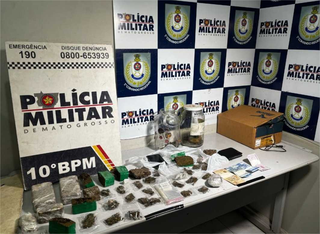Polícia Militar prende casal por tráfico de drogas e abandono de incapaz no Distrito da Guia