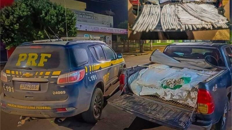 PRF flagra mais de 2,7 mil explosivos sendo transportados ilegalmente em MT