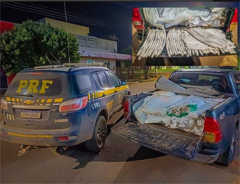 PRF flagra mais de 2,7 mil explosivos sendo transportados ilegalmente em MT