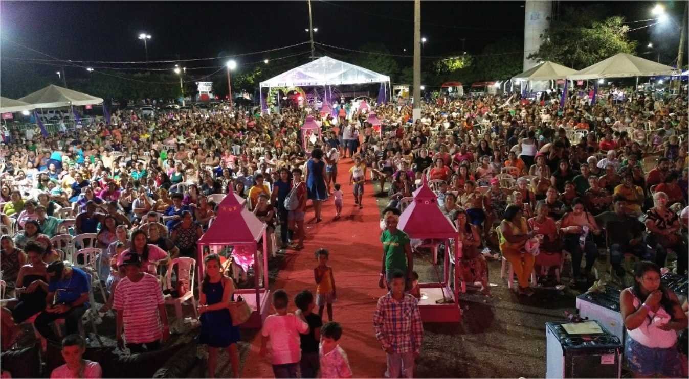 Prefeitura de Jaciara antecipa o Dia das Mães e transforma estacionamento em verdadeira loja de móveis e eletrodomésticos