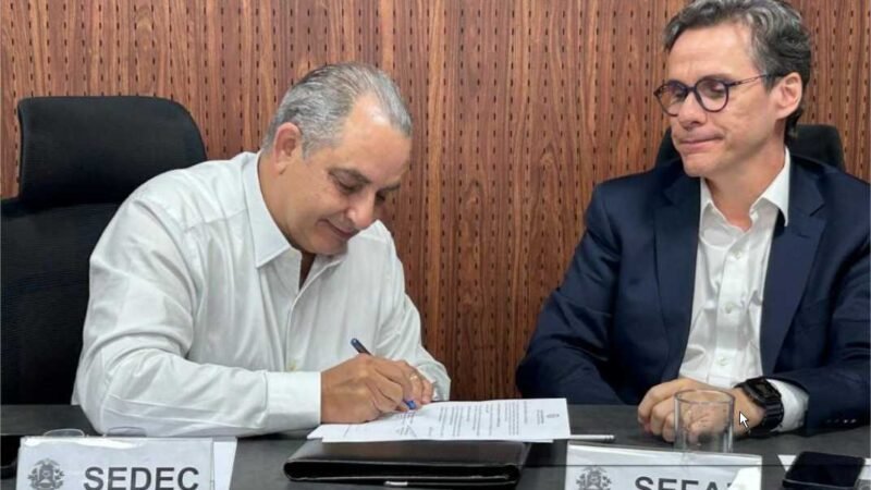 Sedec e Sefaz assinam termo de cooperação para reforçar fiscalização de mineração em MT