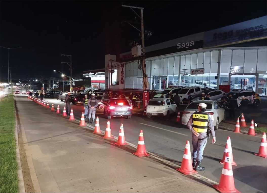 Operação Lei Seca termina com 10 motoristas presos por embriaguez em Várzea Grande