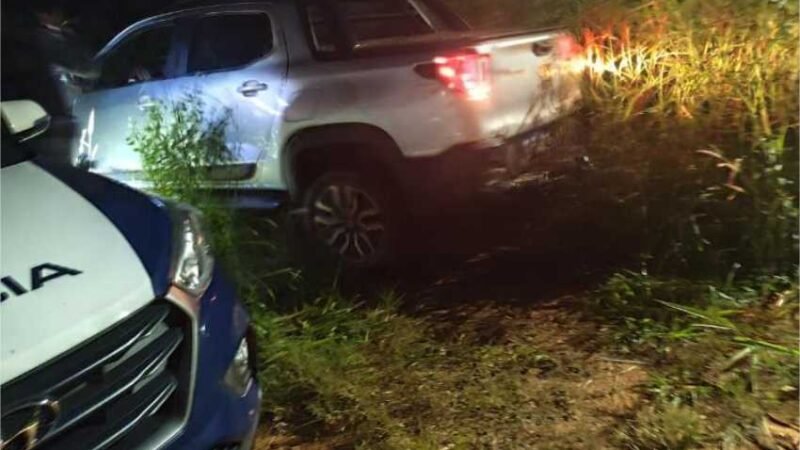 Polícia Militar recupera carro roubado de família mantida refém em Rondonópolis