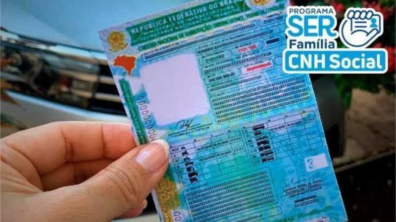 Mais de 3 mil beneficiários do SER Família CNH Social já estão com habilitação em mãos