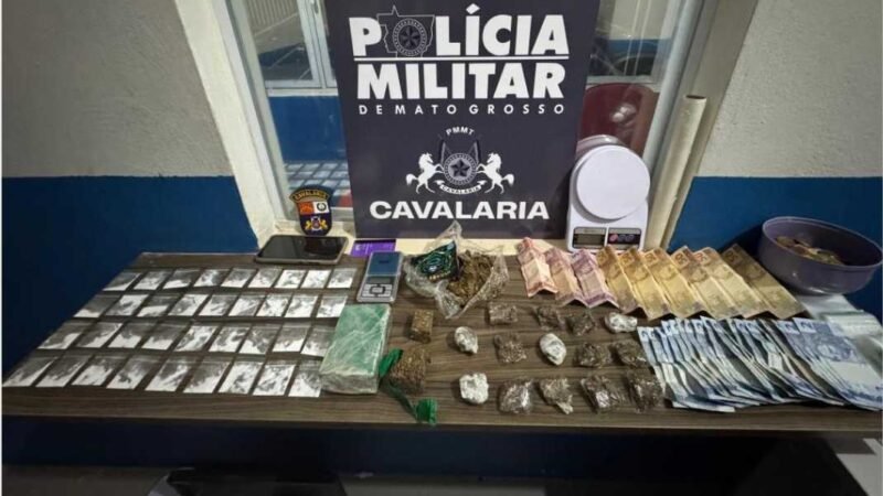 Cavalaria da PM prende nove pessoas em flagrante por tráfico, roubo e abandono de incapaz