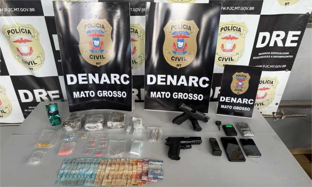 Polícia Civil prende integrante de facção criminosa por tráfico de drogas